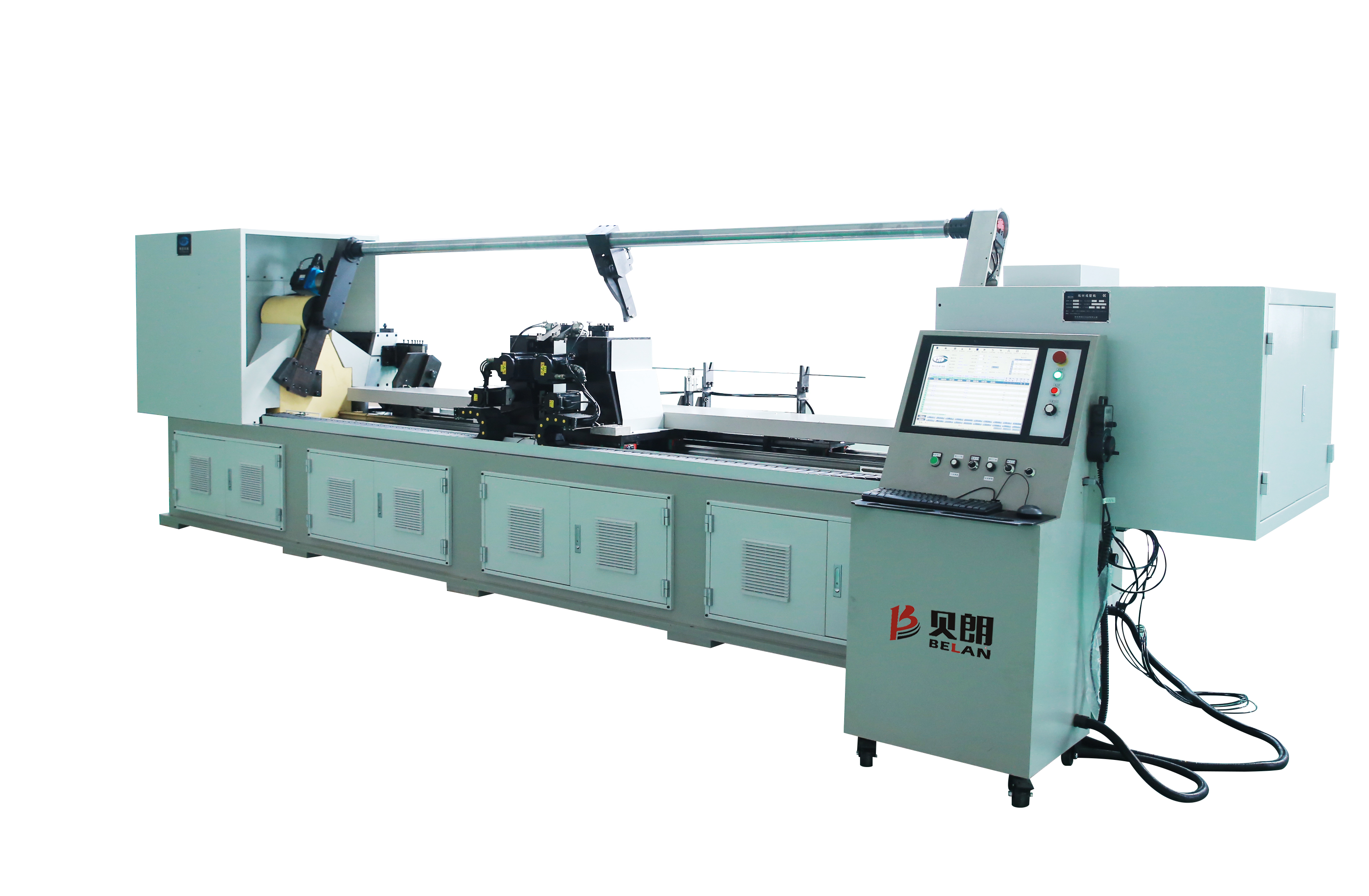 貝朗雙頭折彎?rùn)C(jī)生產(chǎn)汽車長(zhǎng)桿零部件，是個(gè)好幫手！